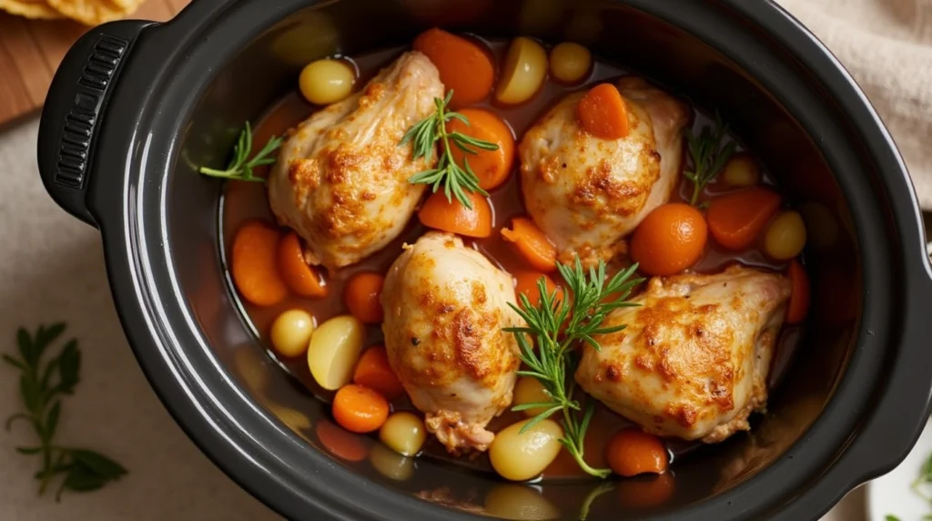 Looking for delicious, stress-free dinners? These chicken thigh crock pot recipes offer easy, flavorful meals your family will love—Discover new favorites today!